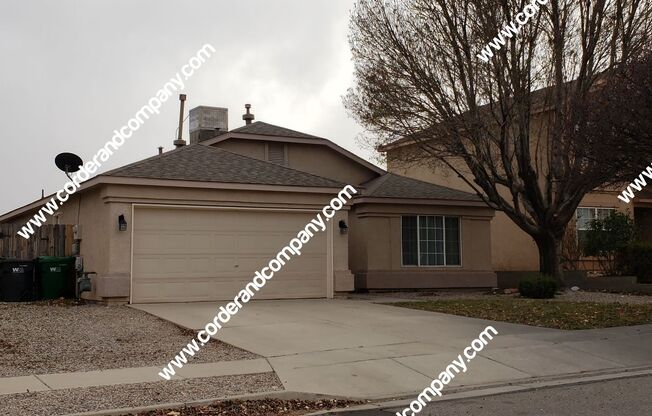 Dashing 3 Bedroom, 2 Bathroom, 2 Car Garage and 1,588 Sq Ft. Home in Rio Rancho. Located in nice HOA Community of Northern Meadows.