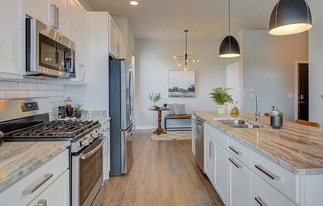 white cabinets