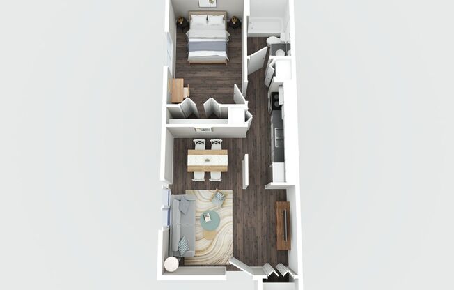 1 bed, 1 bath, 600 sqft, $999, Unit 835 - 19