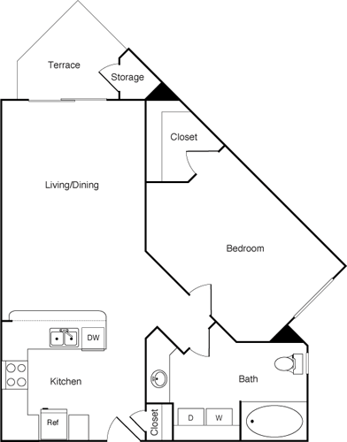 1 bed, 1 bath, 759 sqft, $2,828, Unit 1208