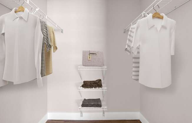 Large closet at The Links at Plum Creek in Castle Rock, CO