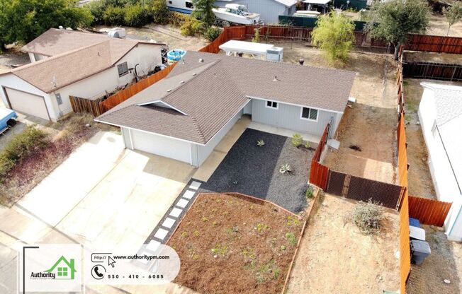 1127 Jaxon Way - North Redding, We Welcome Pets with Additional $50.00 added to the rent.