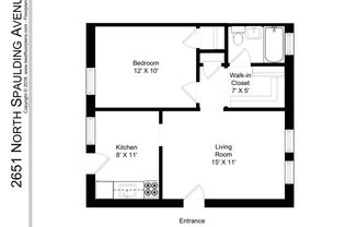 1 bed, 1 bath, 528 sqft, $1,895, Unit 2651-1E