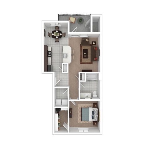 One Bedroom One Bath | Apartments in Tualatin OR | River Ridge Apartments