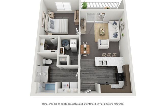1 bed, 1 bath, 660 sqft, $995, Unit 3601-207