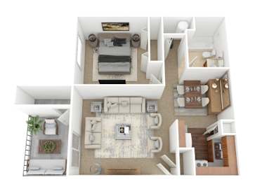 1 bed, 1 bath, 700 sqft, $1,341