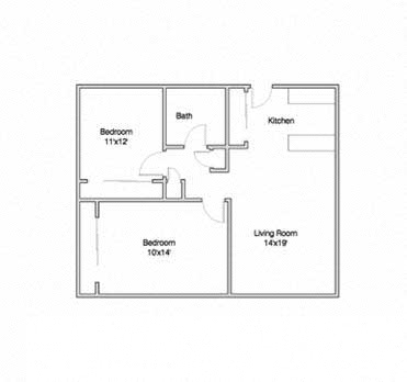 2 beds, 1 bath, $1,325