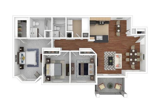 3 beds, 2 baths, 1,339 sqft, $2,045