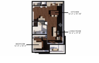 1 bed, 1 bath, 825 sqft, $1,770, Unit 518