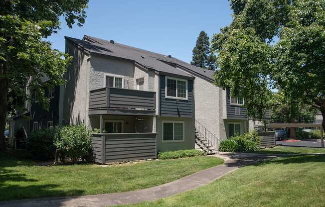 Woodbridge building exterior and carport