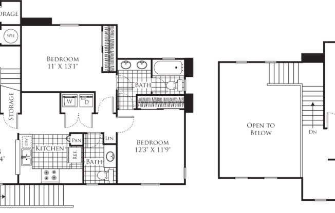 3 beds, 2 baths, 1,491 sqft, $3,402, Unit 2401