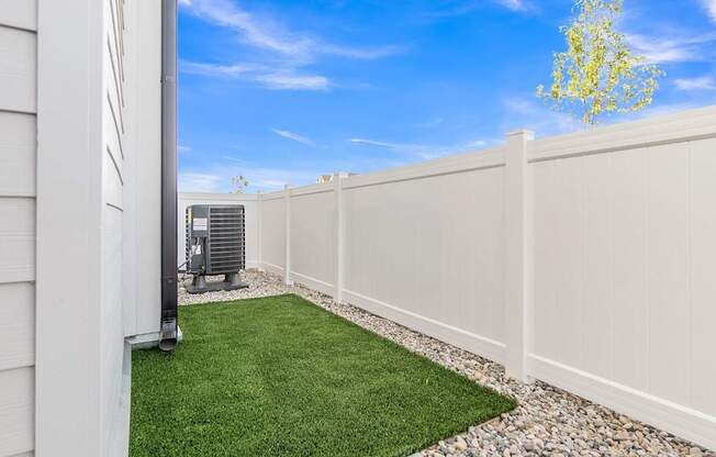 Slate at Fishers District Modern Villas and Townhomes in Fishers, Indiana Private Yard