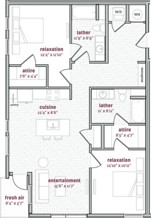2 beds, 2 baths, 1,202 sqft, $2,823