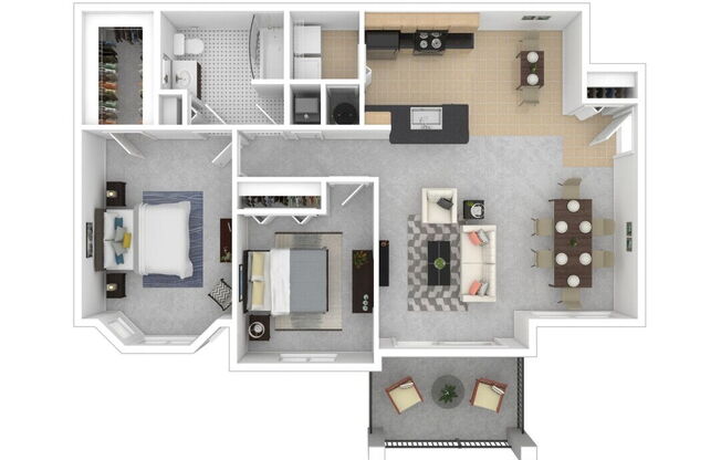 2 beds, 1 bath, 1,128 sqft, $1,765