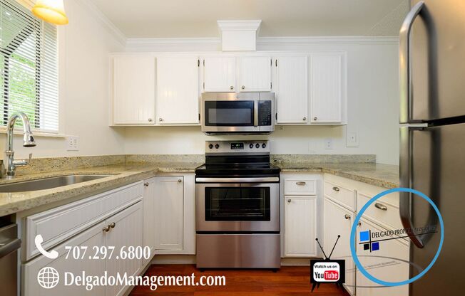 Beautiful two bedroom condo located in Southampton Hills in beautiful Benicia!