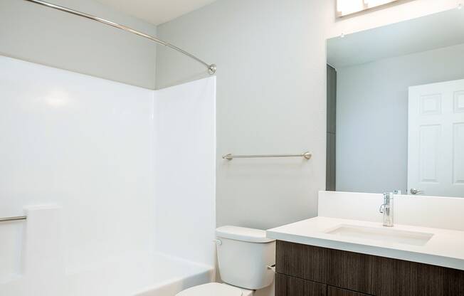 1 Bedroom Unit Bathroom at Central Park, La Mesa, CA