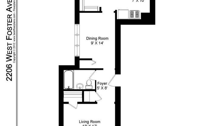 1 bed, 1 bath, 790 sqft, $1,525, Unit 2206-G