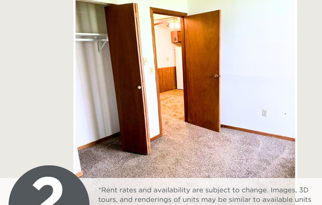 2 beds, 1 bath, 650 sqft, $875, Unit 633A