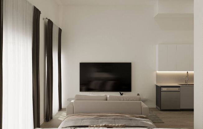 Studio, 1 bath, 511 sqft, $1,736, Unit 109