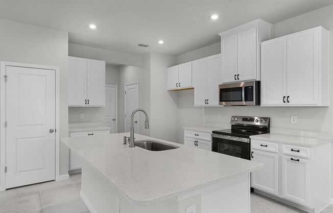 Brand-New 4BR Home with Tile Floors & Quartz Kitchen & Conservation Views
