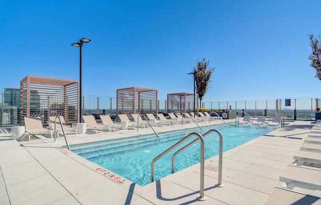 Rooftop Pool at 903 Peachtree in Atlanta, GA 30309