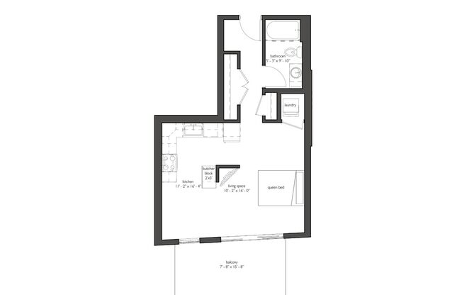 Studio, 1 bath, 549 sqft, $1,312, Unit 310