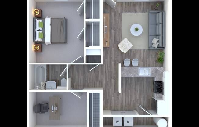 1 bed, 1 bath, 1,024 sqft, $950