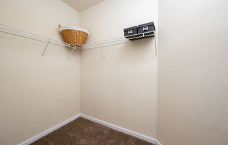 Bedroom Closet at Portico at Lanier located in Gainesville, GA 30504