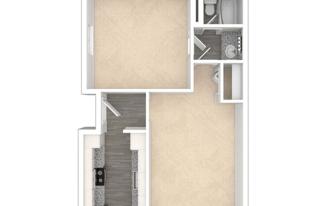 Windmill Place Apartments - Windmill 1x1 - 1 bed - 1 bath - 652 sf