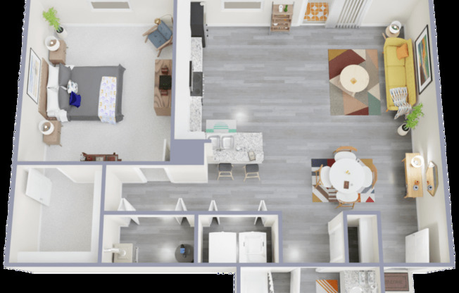 1 bed, 1 bath, 810 sqft, $1,215