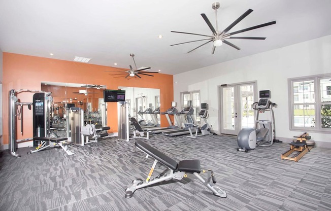 Fitness center area at Robley Place, Lafayette, Louisiana