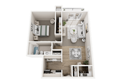 1 bed, 1 bath, 760 sqft, $1,035