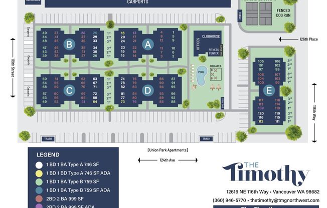 1 bed, 1 bath, 746 sqft, $1,699, Unit E120
