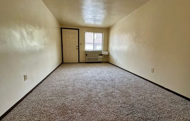 Spacious One Bedroom Apartment! Laundry On-Site, Built-In A/C & More! Call Today!