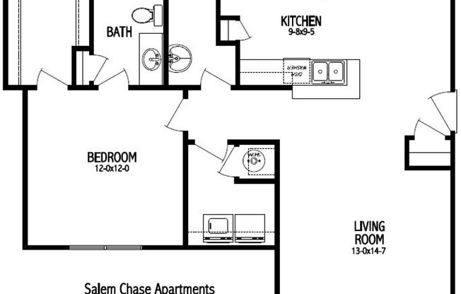 1 bed, 1.5 baths, 844 sqft, $1,200, Unit Unit 128