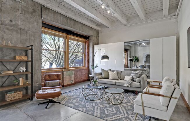 Historic Chown Pella Building - east facing Pearl District loft w/parking/rooftop deck