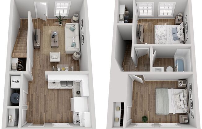 2 beds, 1 bath, 785 sqft, $1,230