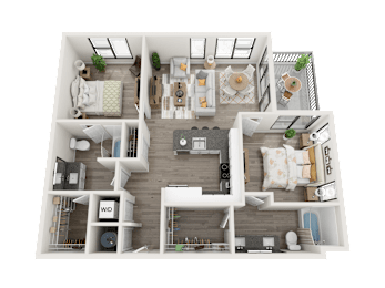 2 beds, 2 baths, 1,150 sqft, $2,104