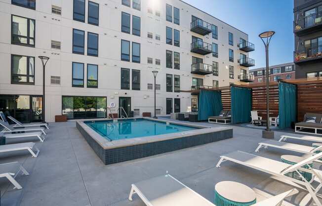 Pool Area patio at Marquee, Minnesota, 55403