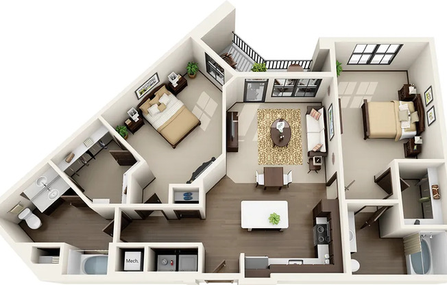 Riverhouse B3 Floor Plan