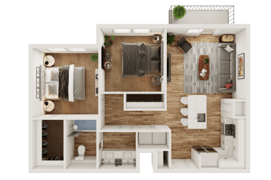 2 beds, 1 bath, 885 sqft, $1,575