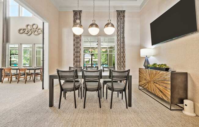 Langley Pointe Apartments | Clubhouse w/ Private Conference Room
