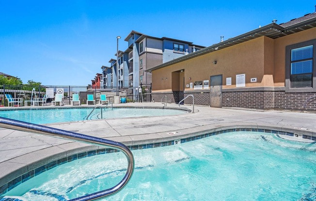 our apartments have a resort style swimming pool