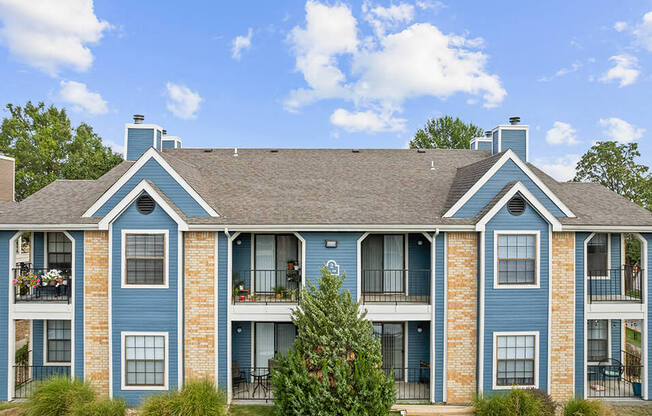 our apartments at the community feature a spacious yard and balconies