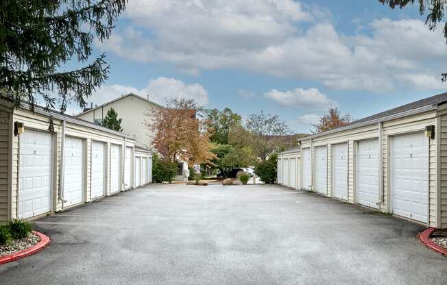 Detached Garages at Somerset Apartments in Lincoln, NE