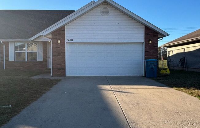 Completely remodeled 3 bedroom 2 full bathroom 2 car garage patio home!