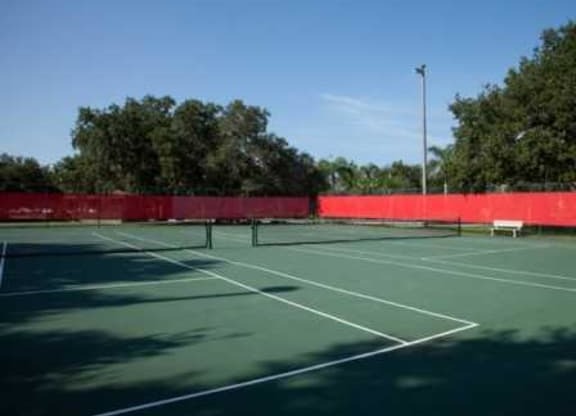 Thumbnail 2 of 22 - Open Tennis Court at L&#x27;Estancia, Sarasota, Florida