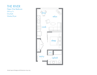 1 bed, 1 bath, 543 sqft, $1,650