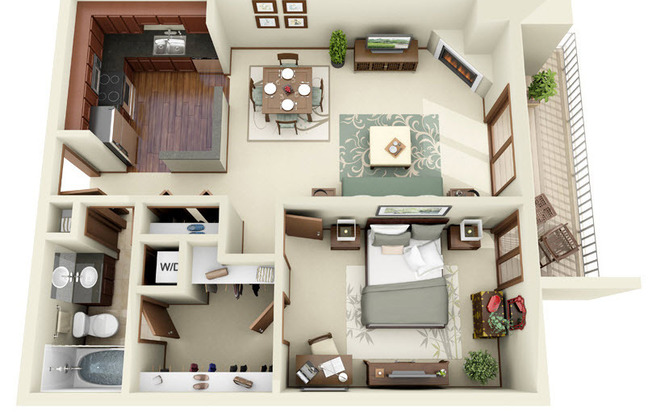 1 bed, 1 bath, 742 sqft, $1,475, Unit 3900118- PR