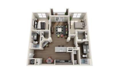 2 beds, 2 baths, 1,182 sqft, $1,635